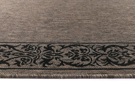 Sisalo Ebony Bordered Rug
