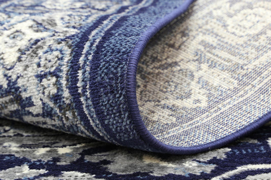 Arya Tranistional Navy Rug