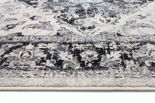 Delicate Abundance Grey Rug