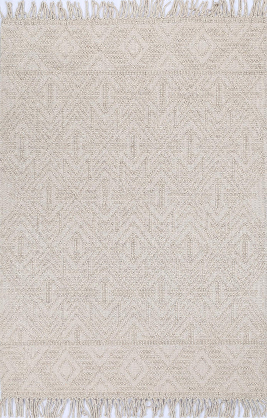 Diego Tribal Brown Wool Rug