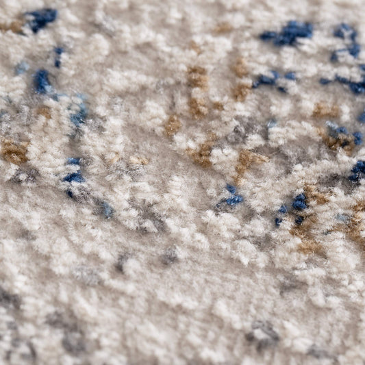 Expressions Navy Blue Ikat Rug