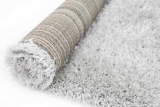 Flokati Super Soft Ultra Thick Shag Rug Silver