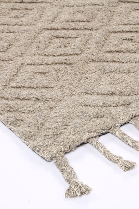 Goa Diamond Wool Blend Ash Rug