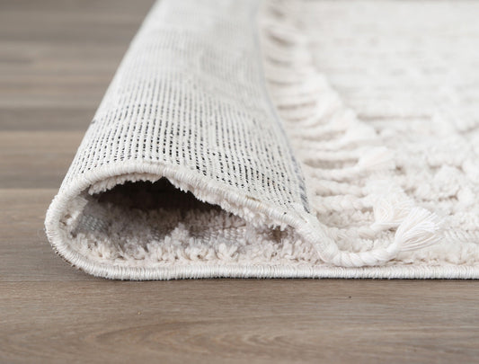 Bilbao Kubra Contemporary Ivory Rug