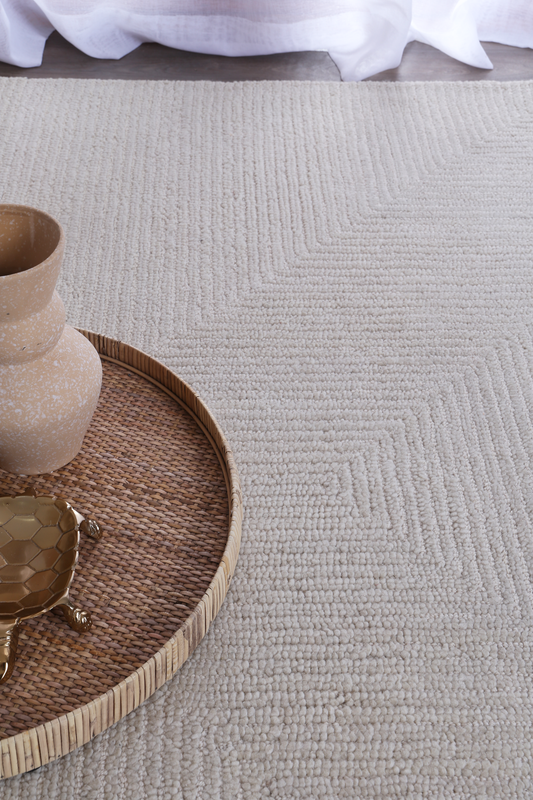 Loren Motley 04 Ivory Wool Rug