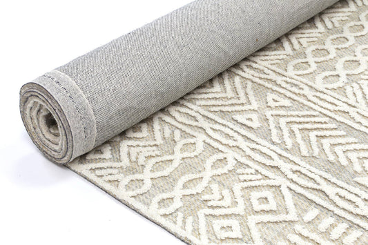 Marbella Lucena Beige Contemporary Rug
