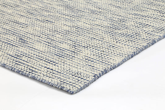 Nordic Blue Reversible Wool Rug