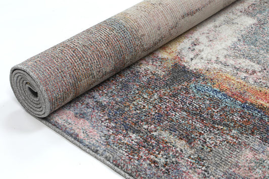 Salsa Aveza Abstract Grey Rug