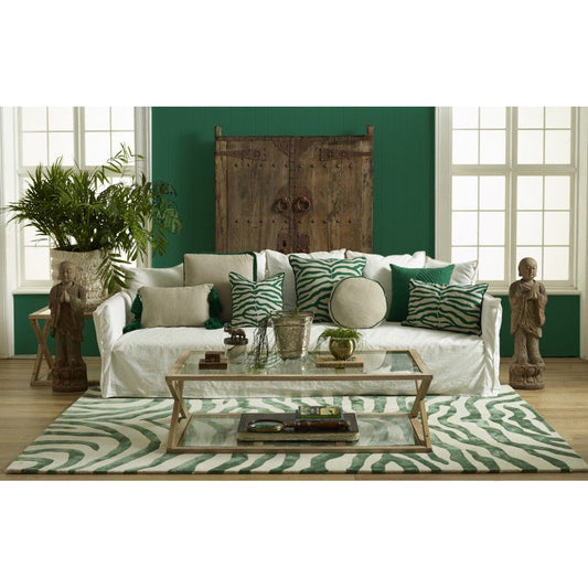 Beau Round Emerald Cushion 40cm