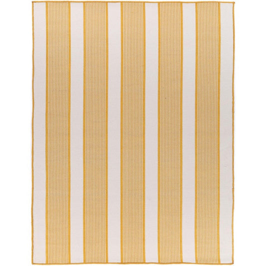 Miami Lemon Stripe Indoor Outdoor Rug