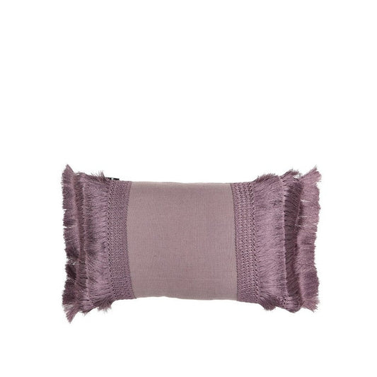 Penelope Fringe Cushion Mushroom 50 X 30cm