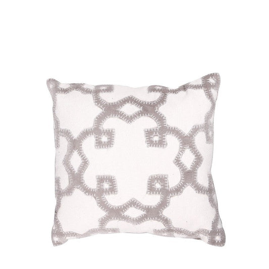Trellis Cushion Grey 45x45cm